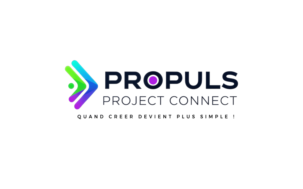 Logo Propuls Project Connect - Agence de Design Graphique pour entrepreneurs